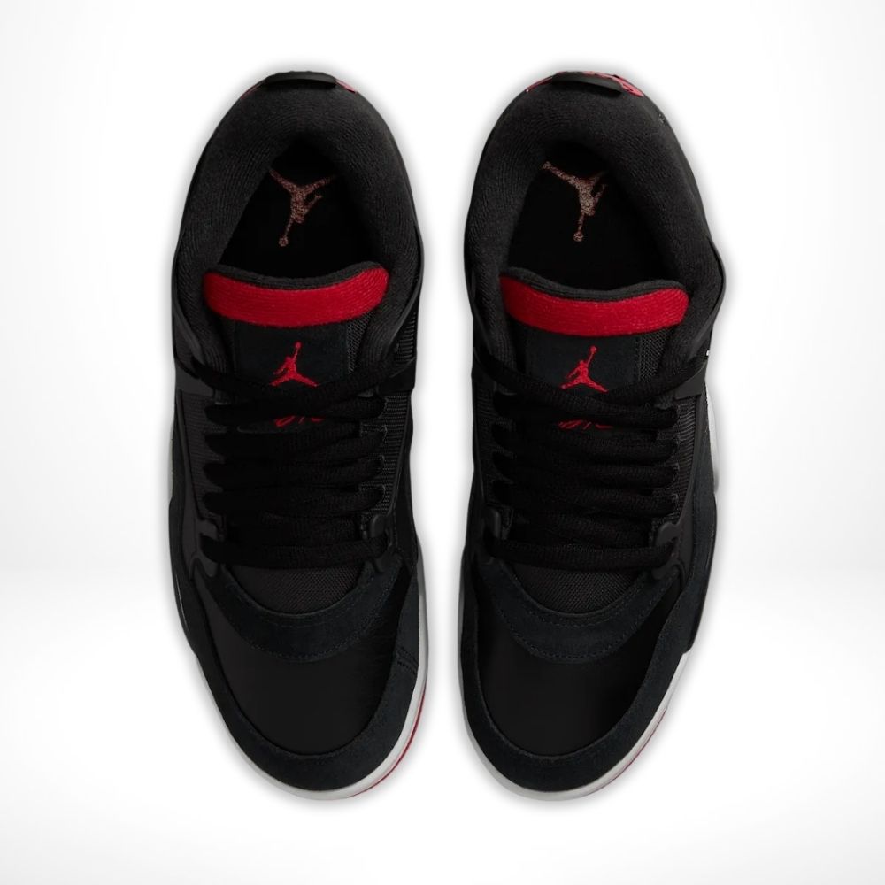 Top-down view of the Air Jordan 4