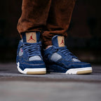 Real lifestyle image of Air Jordan 4