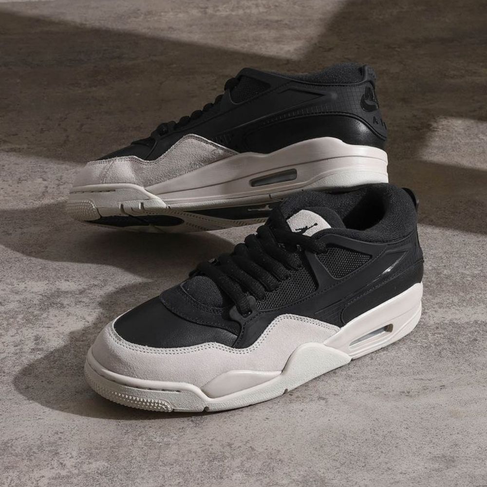 Real lifestyle image of Air Jordan 4