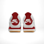 Rear view of Air Jordan 4