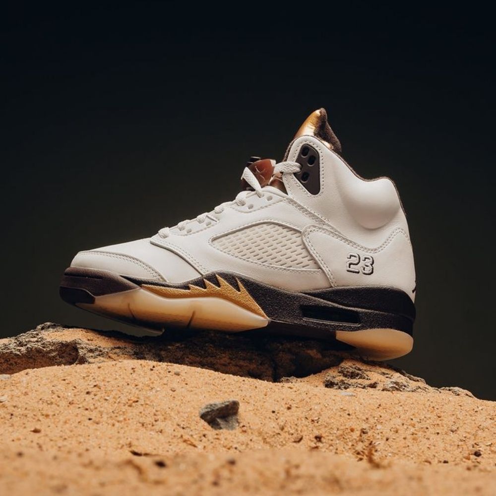 Real lifestyle image of Air Jordan 5