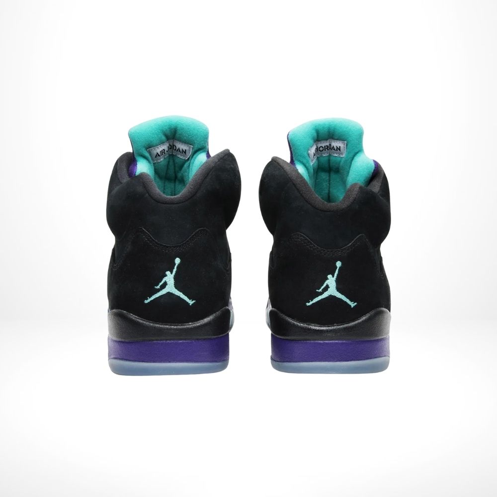 Rear view of the Air Jordan 5