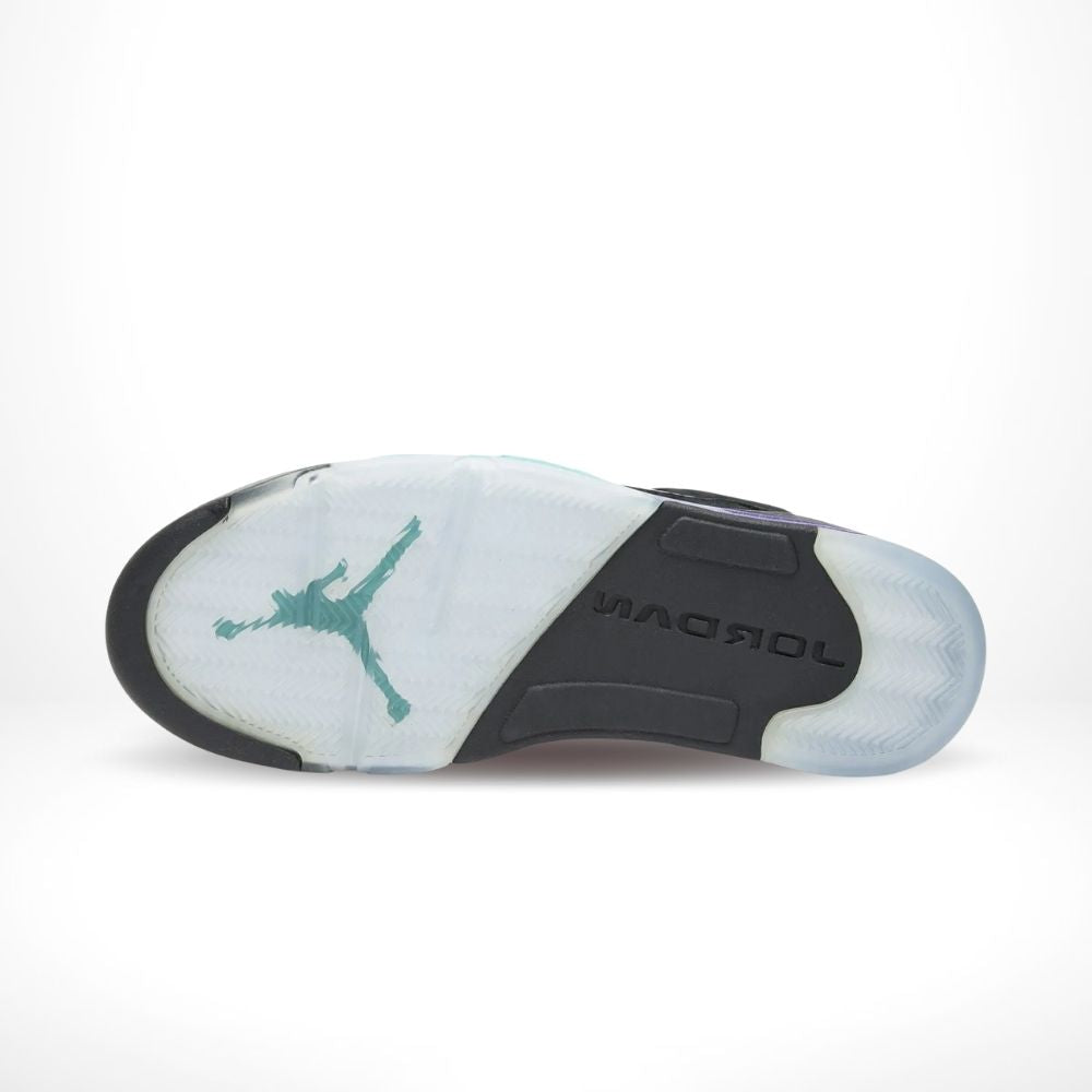 Bottom view of the Air Jordan 5