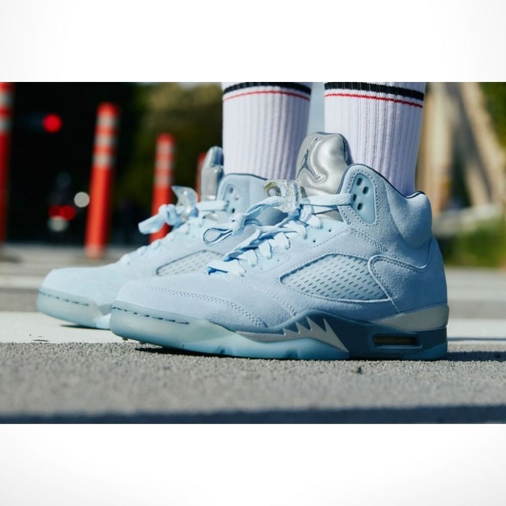 Real lifestyle image of Air Jordan 5