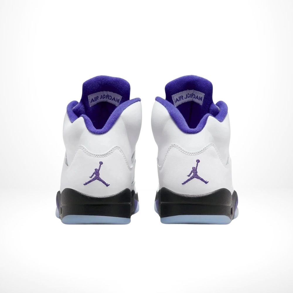 Rear view of the Air Jordan 5