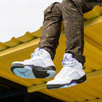 On-foot of the Air Jordan 5