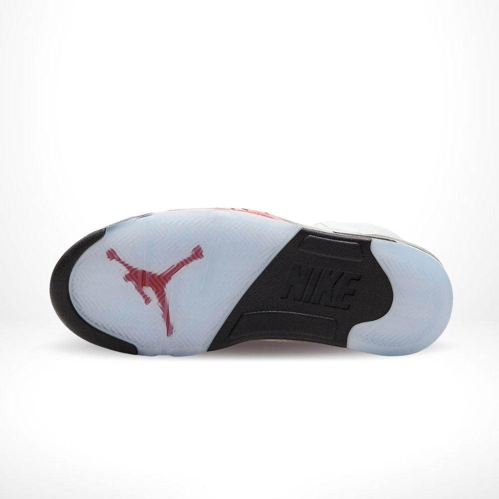Bottom view of the Air Jordan 5