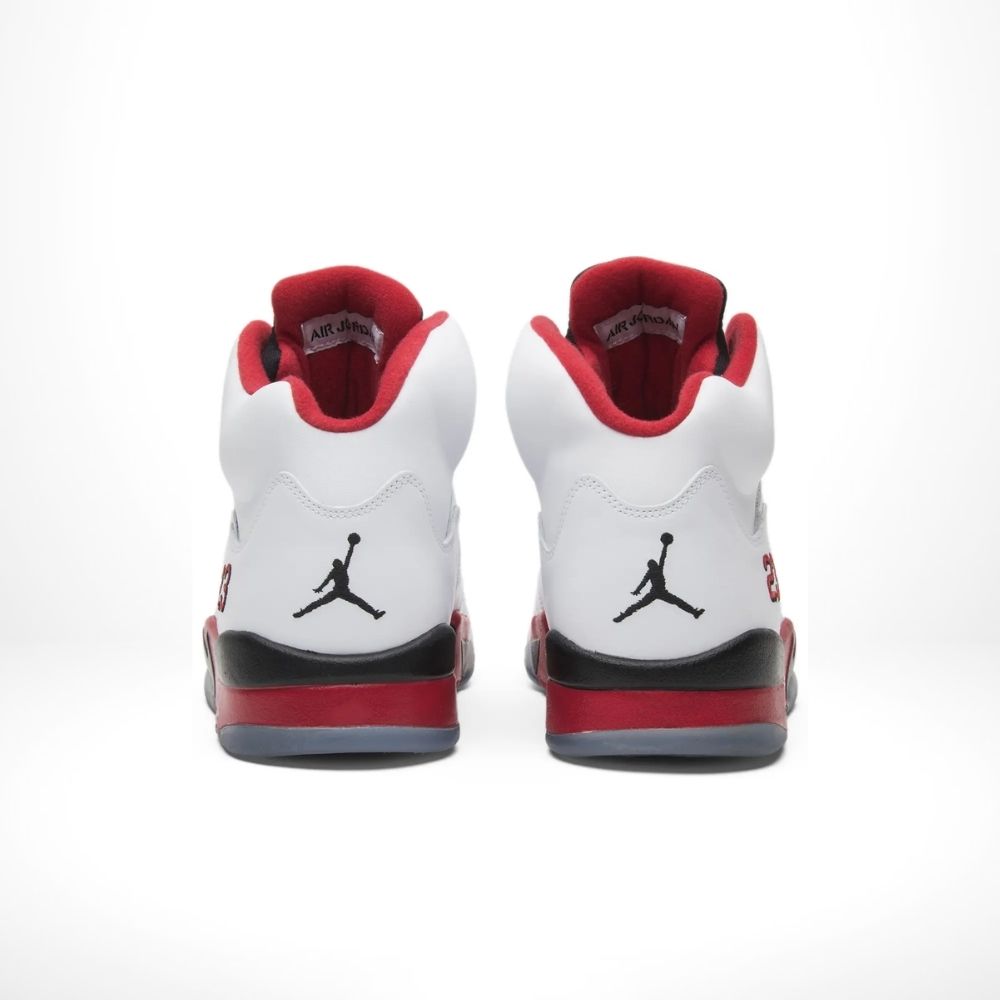 Rear view of the Air Jordan 5