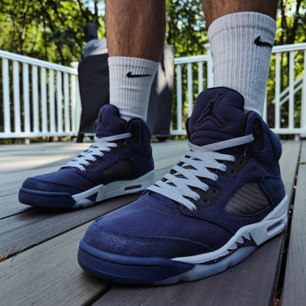 Real lifestyle image of Air Jordan 5