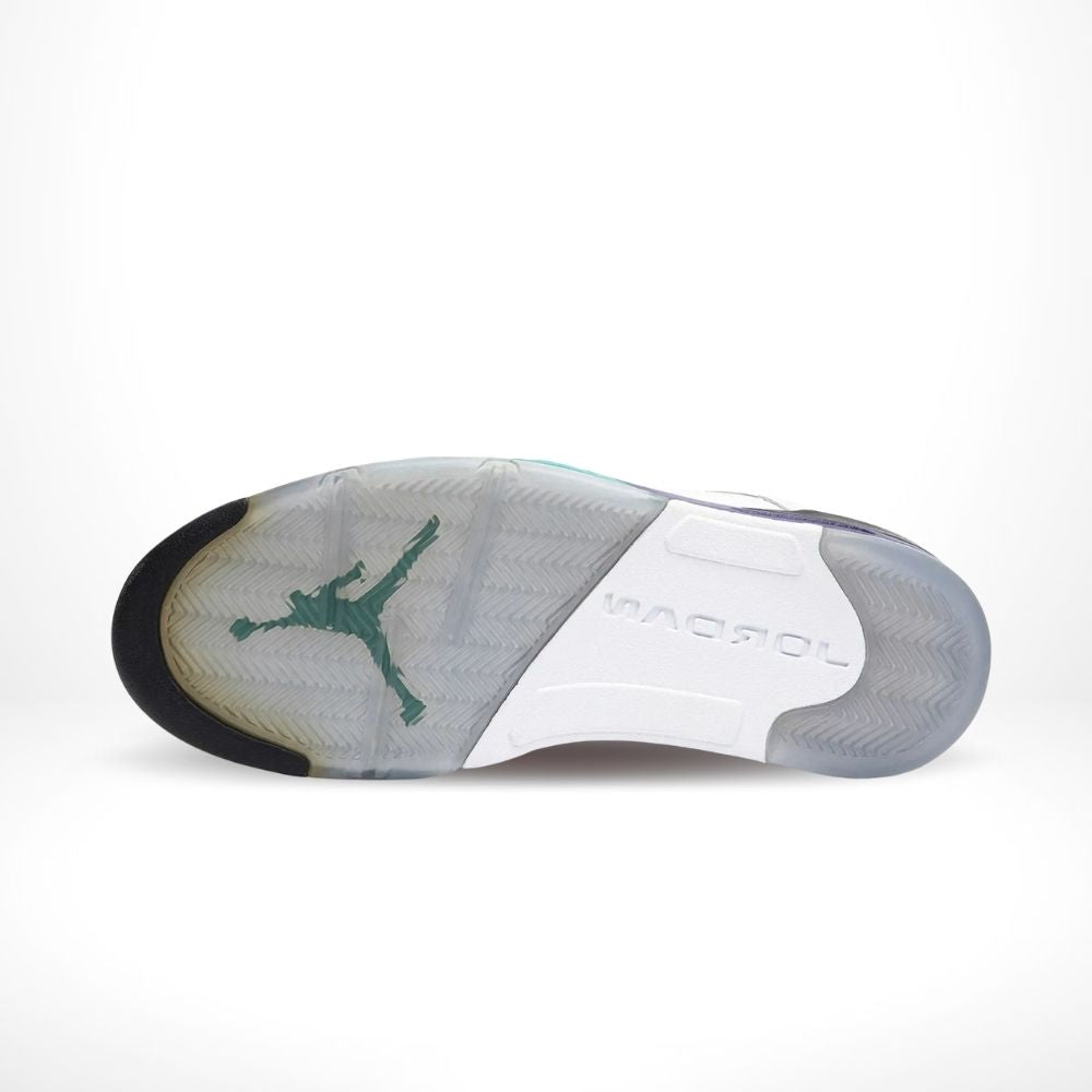Bottom view of the Air Jordan 5