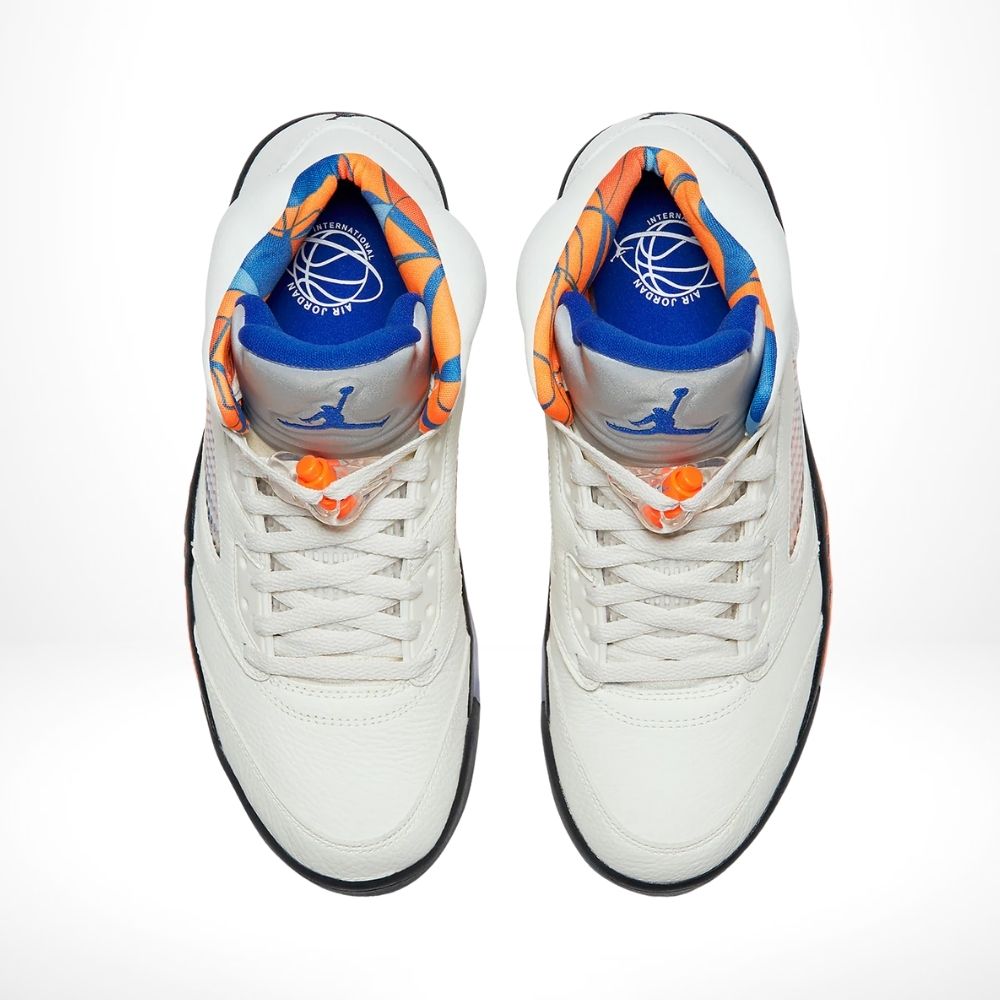 Top-down view of the Air Jordan 5