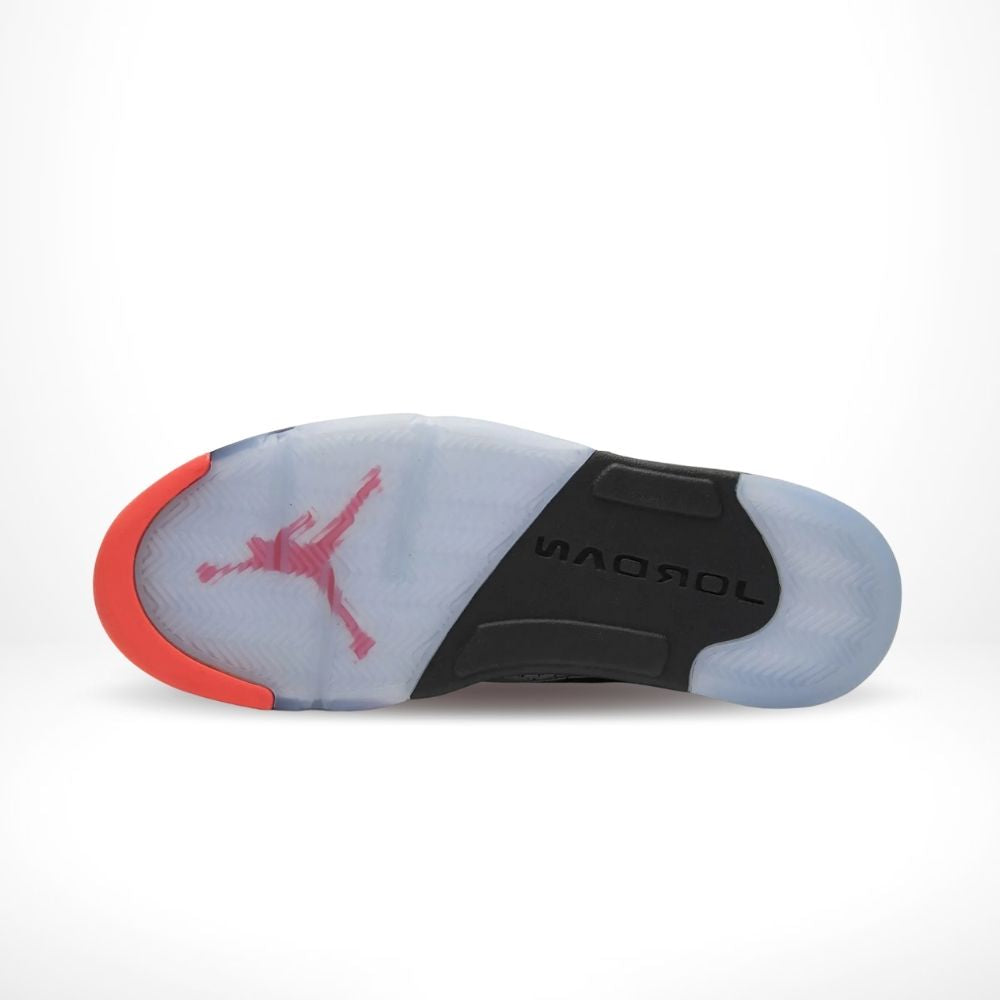 Bottom view of the Air Jordan 5