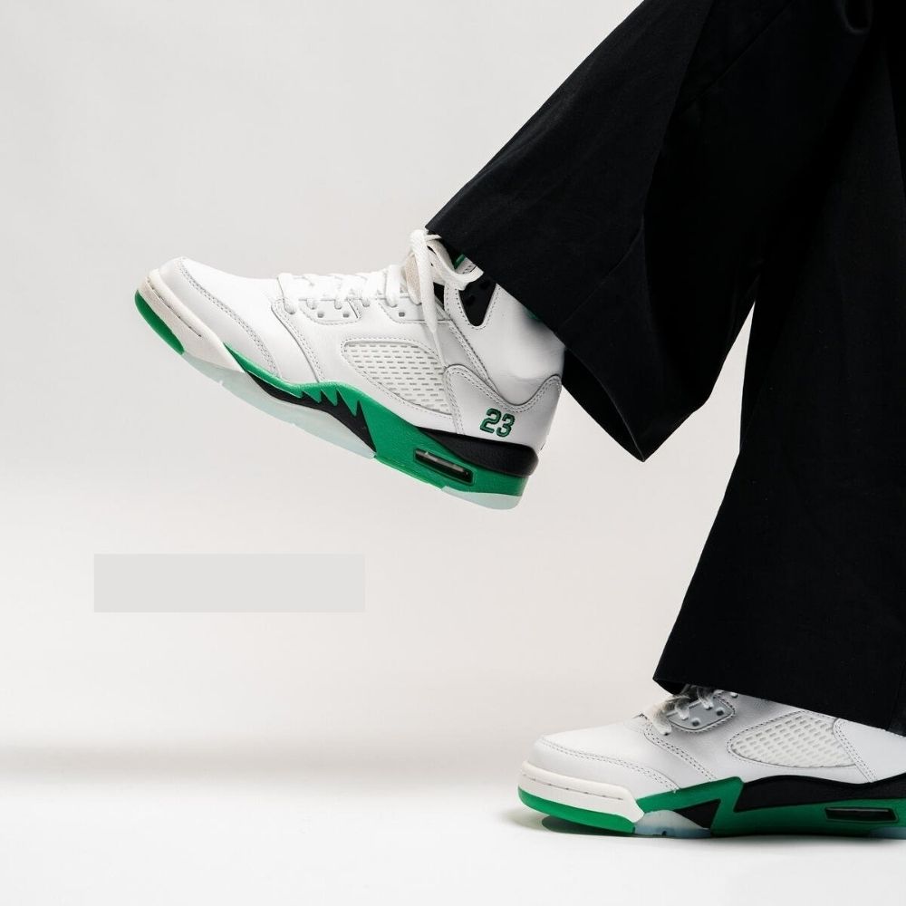 Real lifestyle image of Air Jordan 5