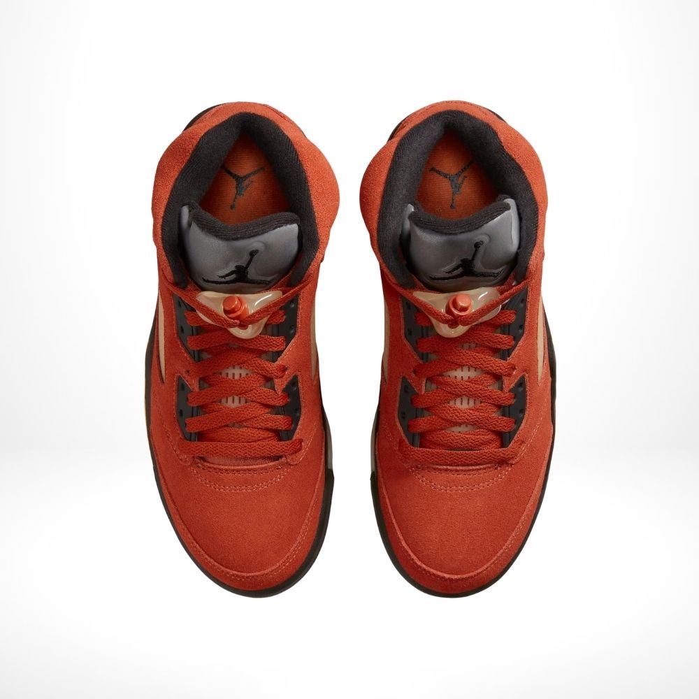 Top-down view of the Air Jordan 5
