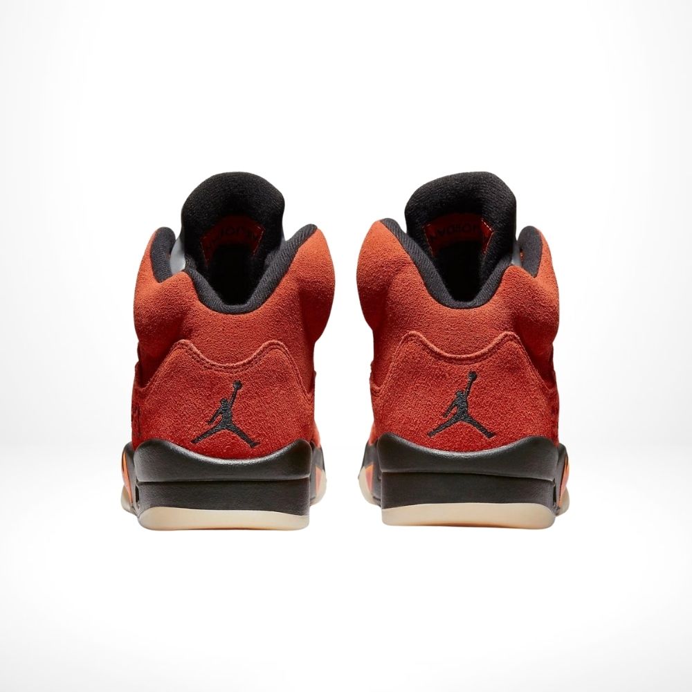 Rear view of the Air Jordan 5