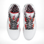 Top-down view of the Air Jordan 5