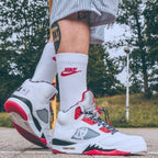 On-foot of the Air Jordan 5