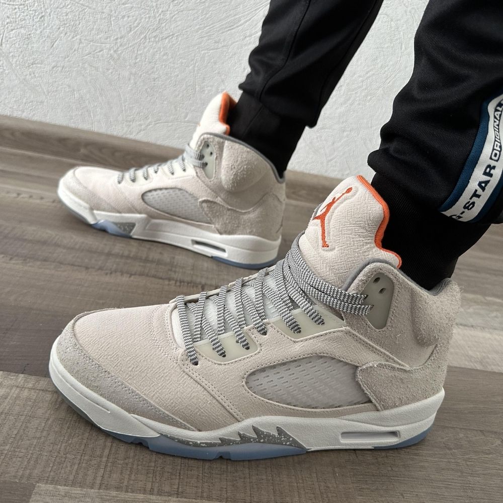 Real lifestyle image of Air Jordan 5