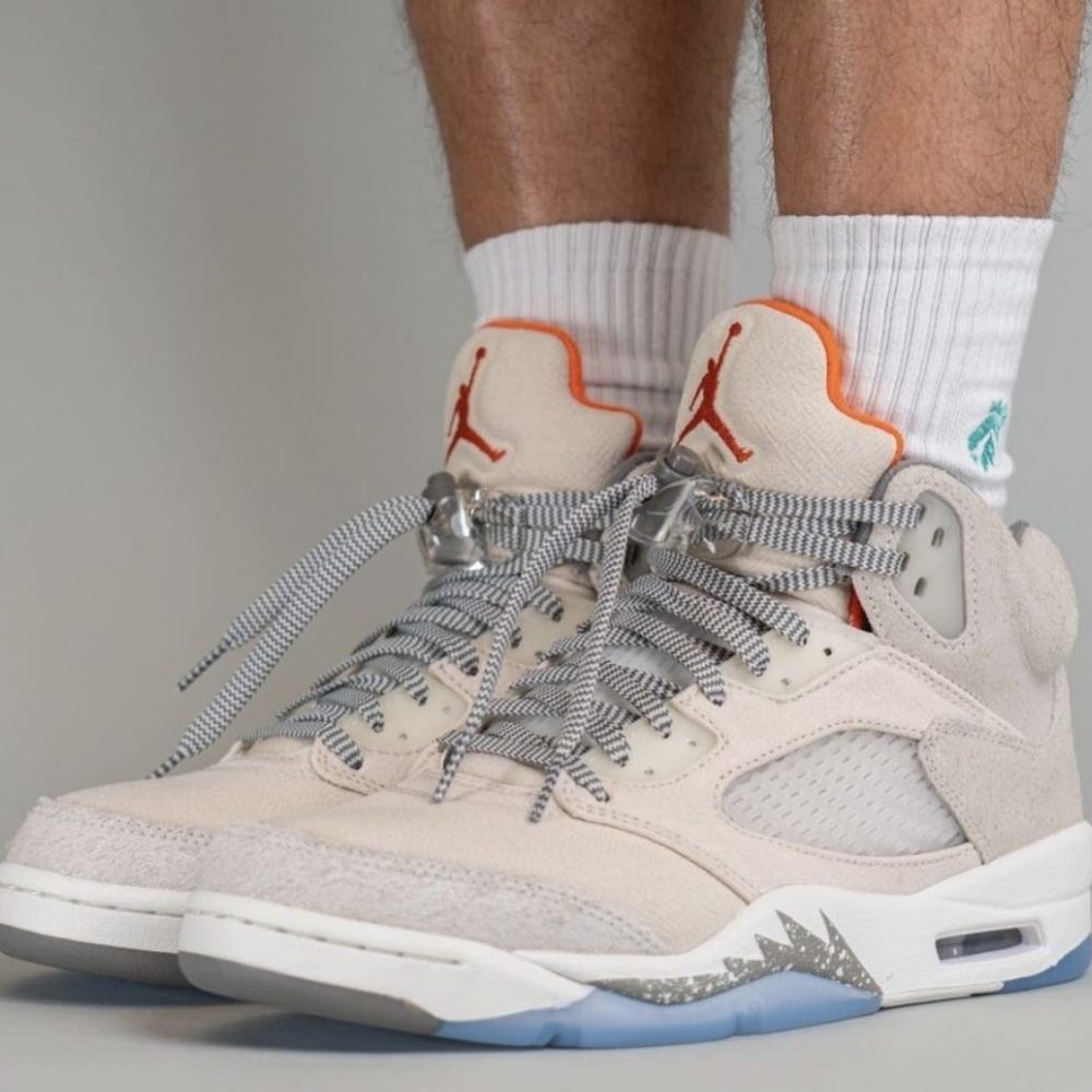 Real lifestyle image of Air Jordan 5