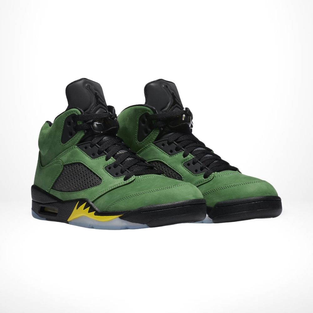 Angle view of Air Jordan 5
