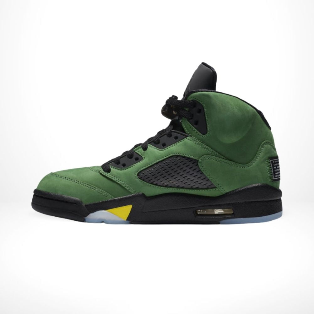 Side profile of Air Jordan 5