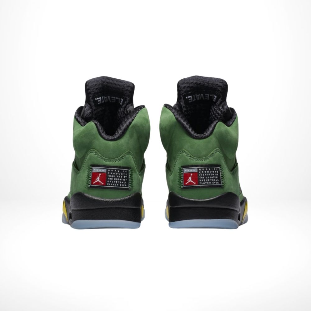 Rear view of Air Jordan 5