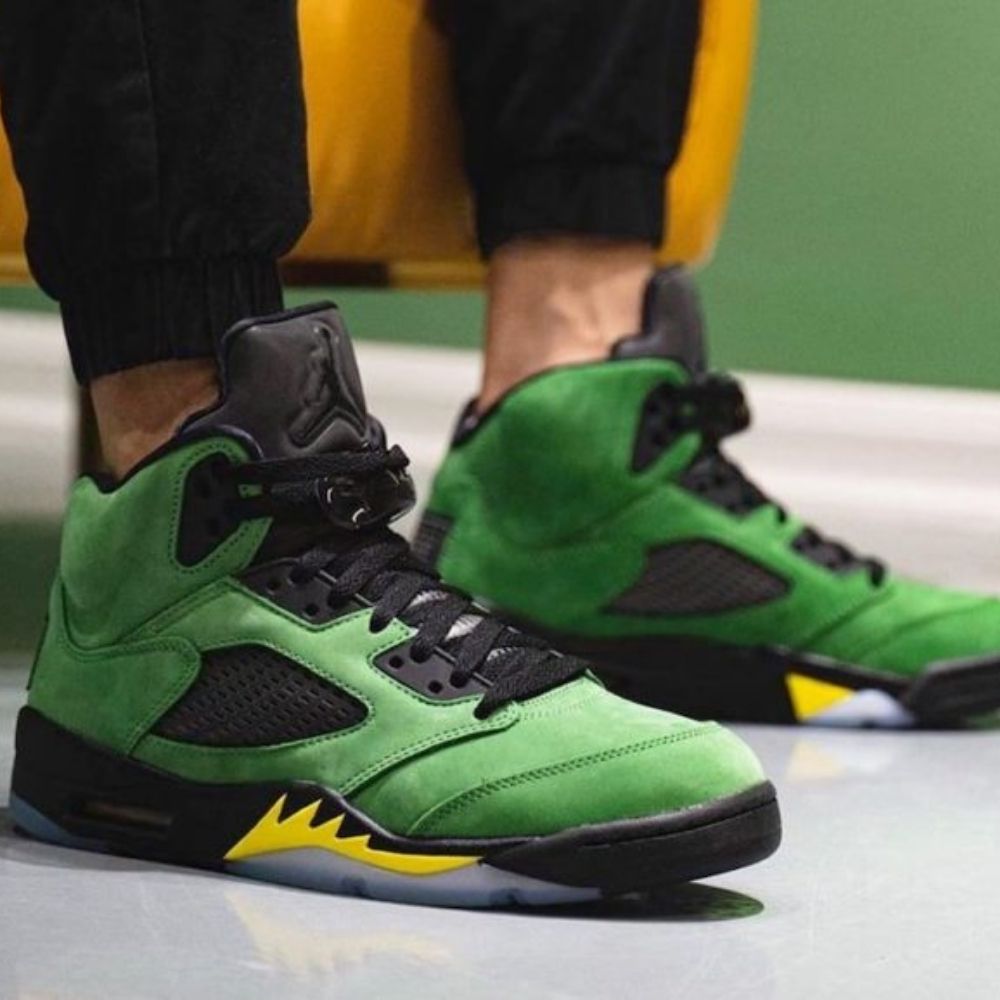 Real lifestyle image of Air Jordan 5