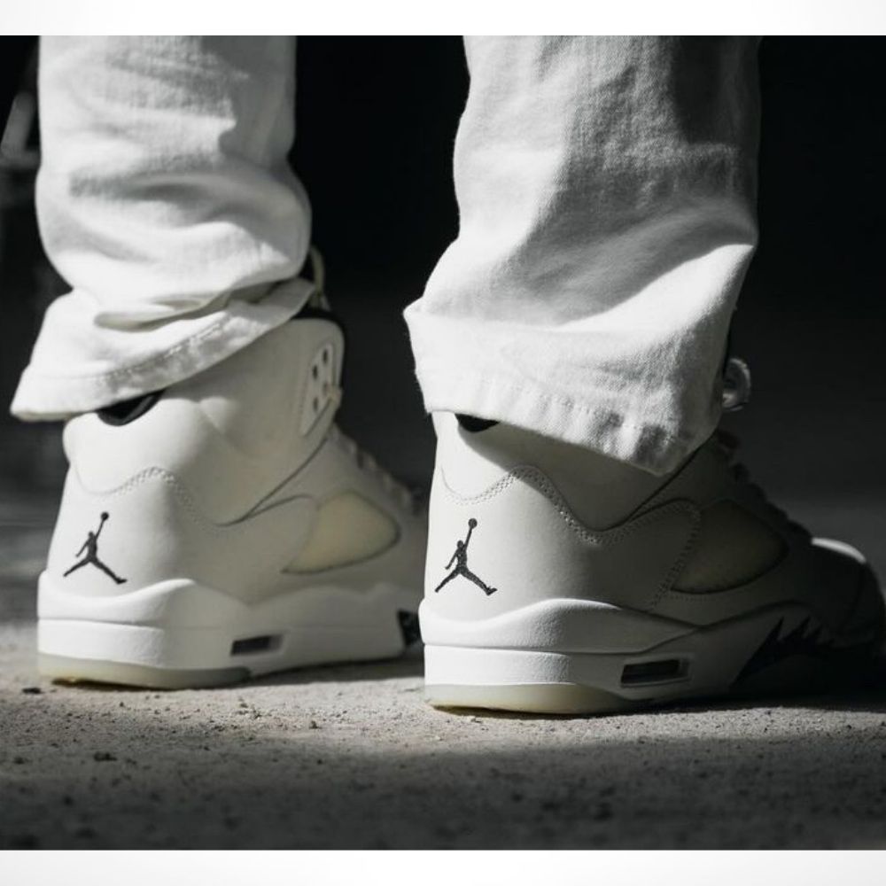 Real lifestyle image of Air Jordan 5