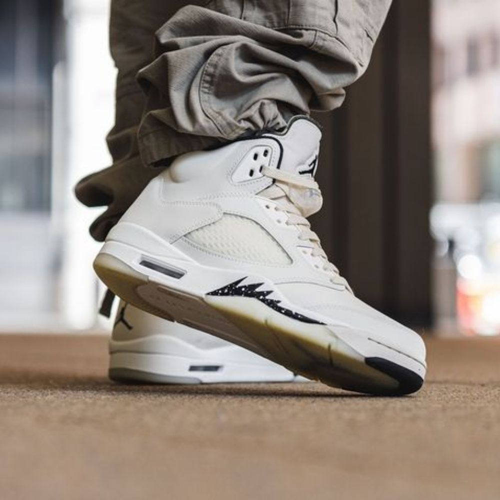 Real lifestyle image of Air Jordan 5