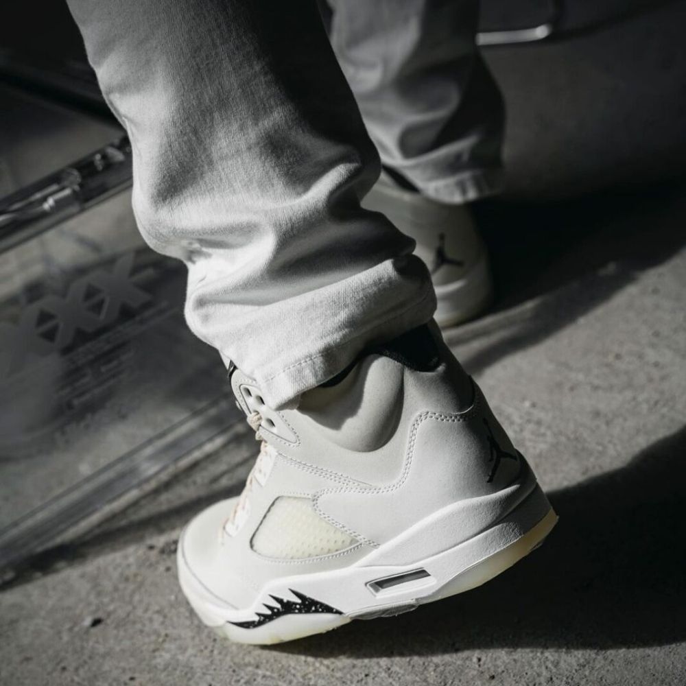 Real lifestyle image of Air Jordan 5