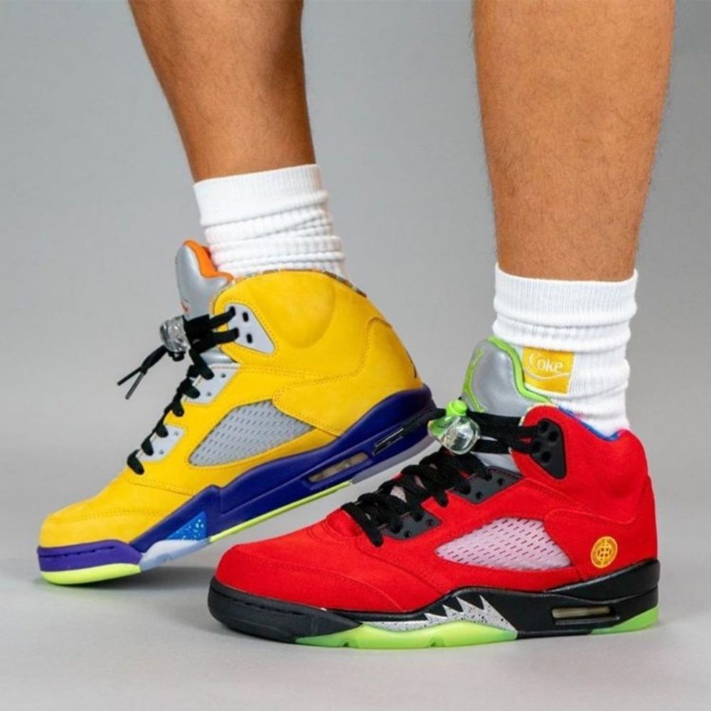 Real lifestyle image of Air Jordan 5