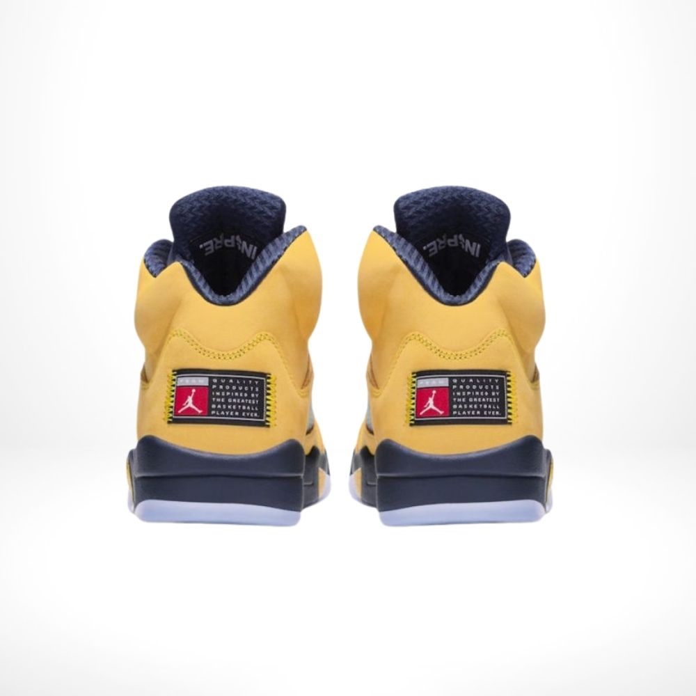 Rear view of Air Jordan 5