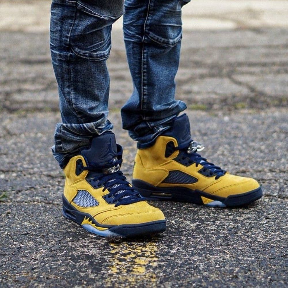 Real lifestyle image of Air Jordan 5
