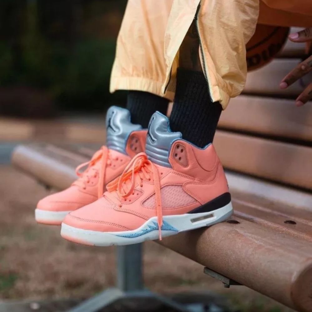 Real lifestyle image of Air Jordan 5