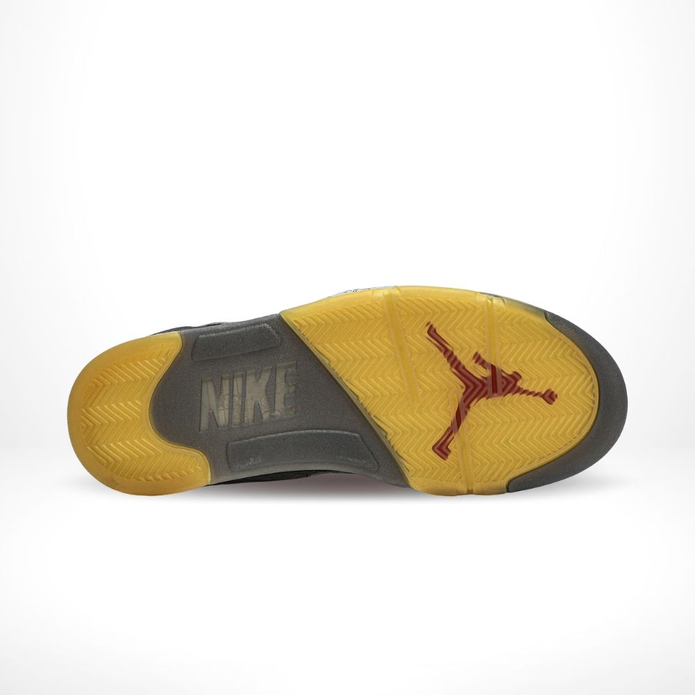 Bottom view of the Air Jordan 5
