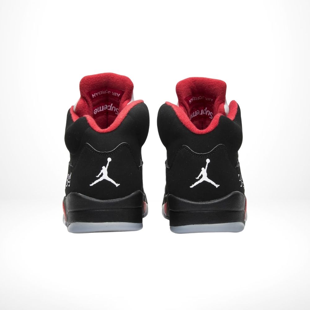 Rear view of the Air Jordan 5