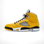 Medial side view of the Air Jordan 5