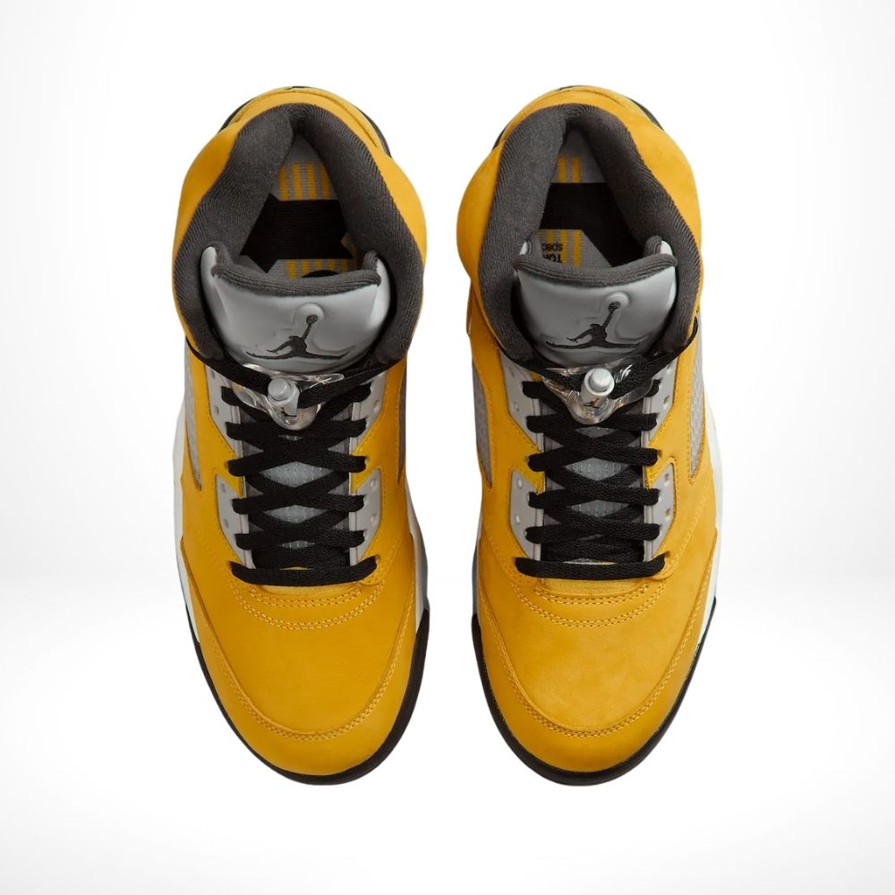Top-down view of the Air Jordan 5