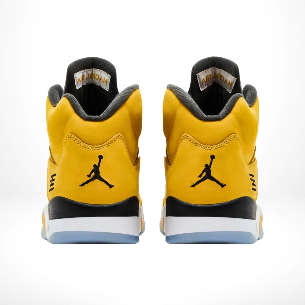 Rear view of the Air Jordan 5