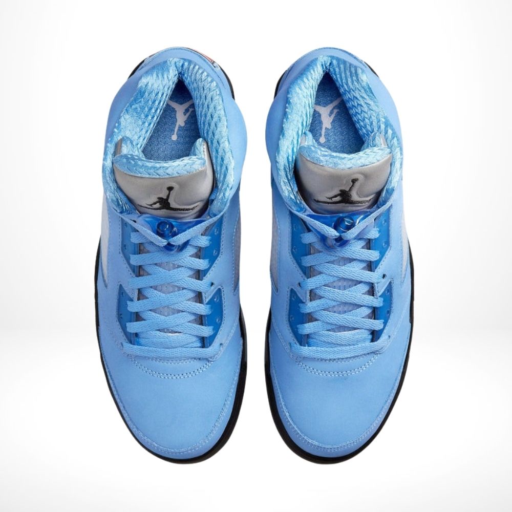 Top-down view of the Air Jordan 5