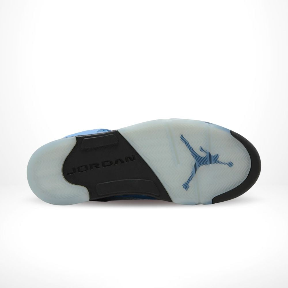 Bottom view of the Air Jordan 5