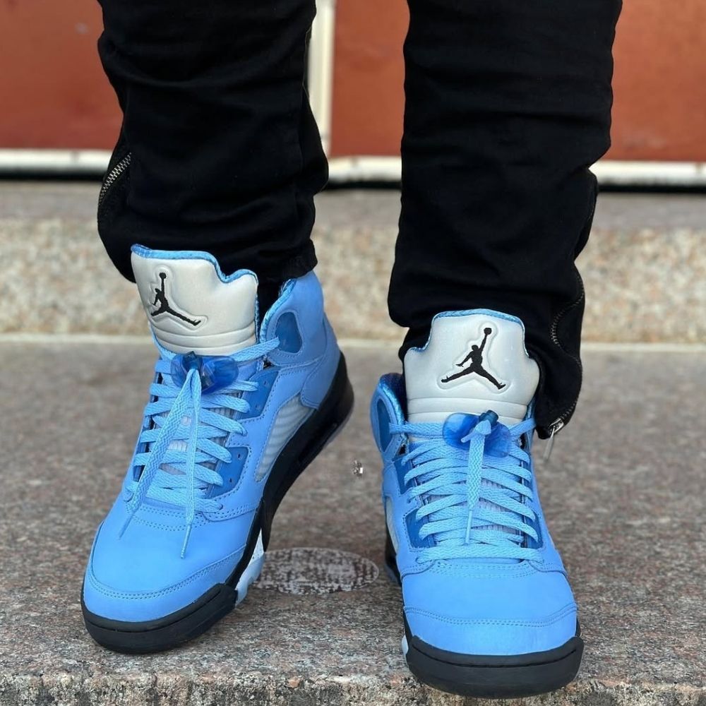 On foot