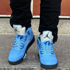On foot
