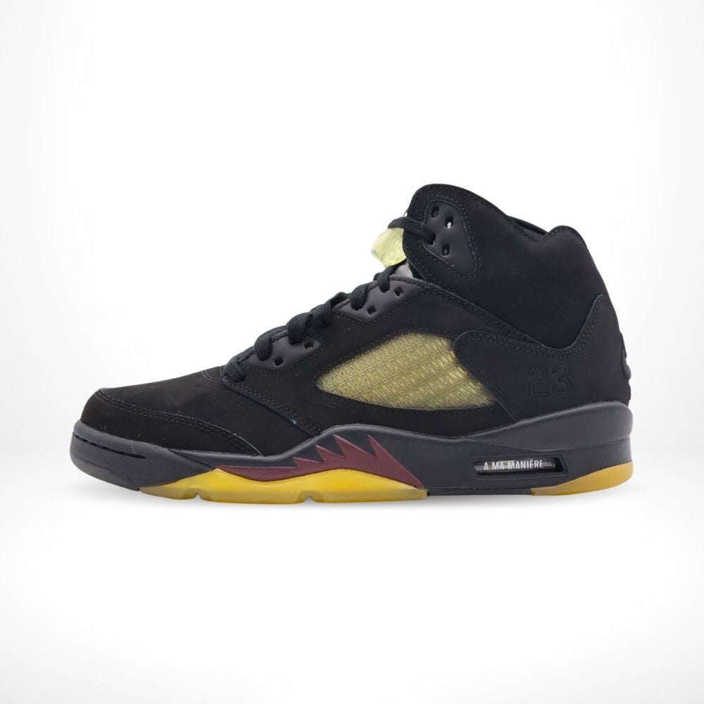 Medial side view of the Air Jordan 5