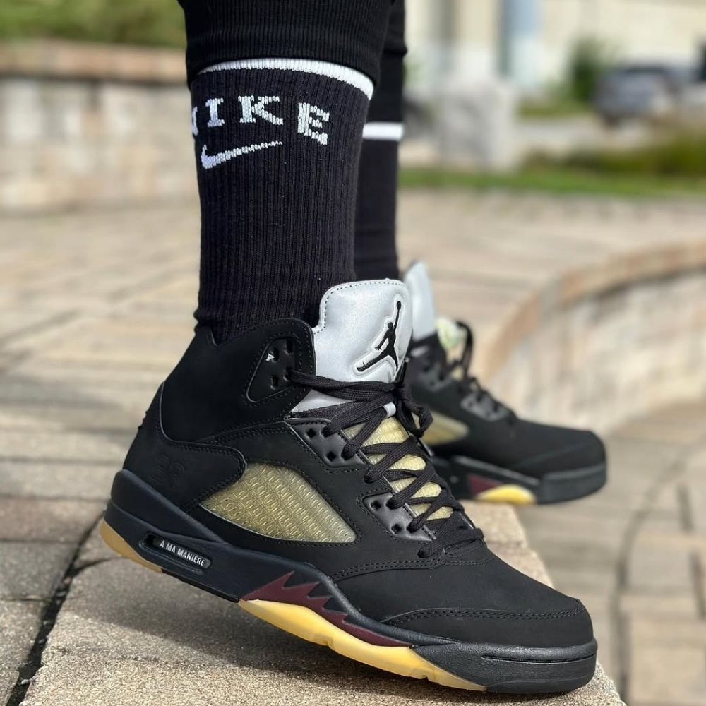 On-foot of the Air Jordan 5