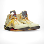 Medial side view of the Air Jordan 5