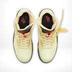 Top-down view of the Air Jordan 5