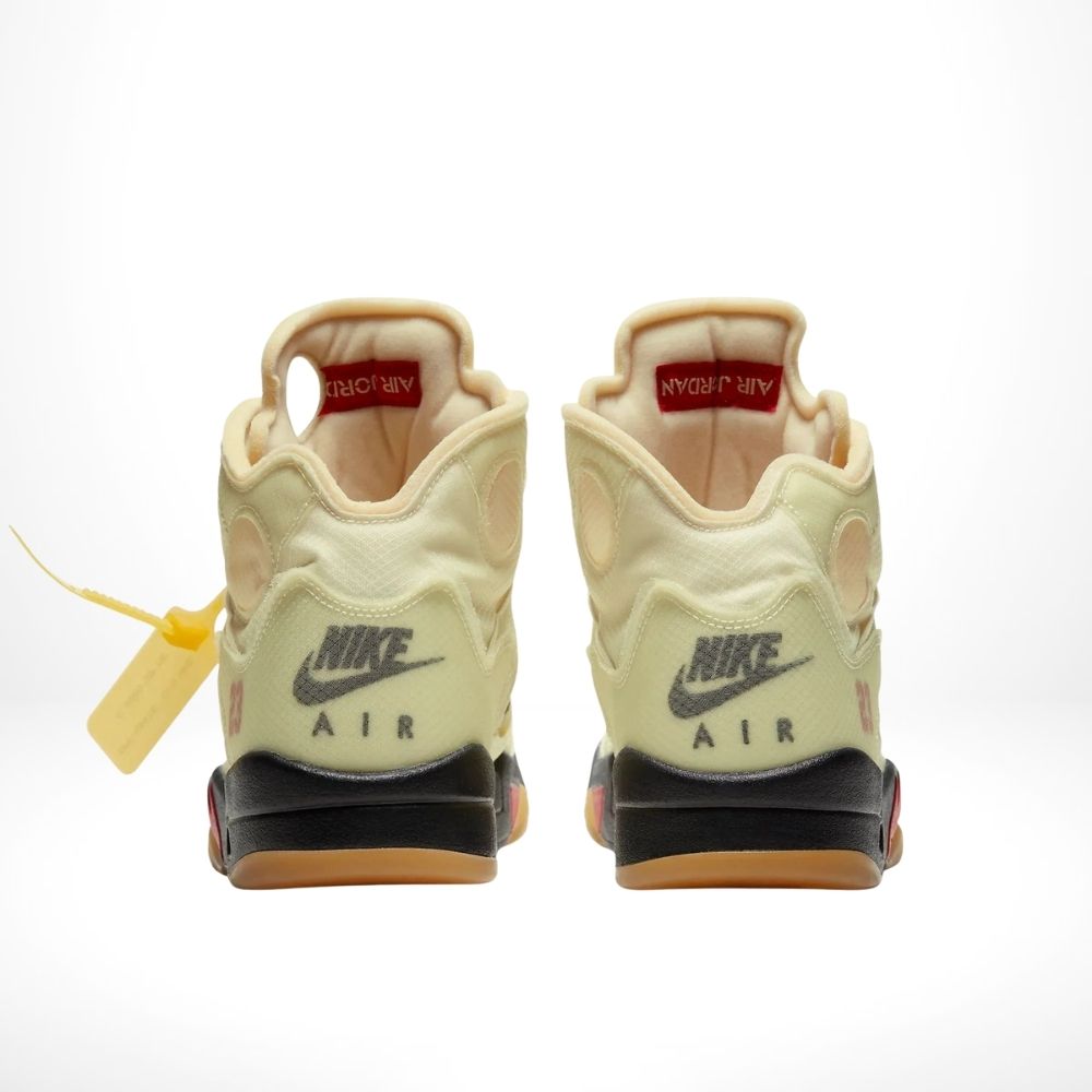 Rear view of the Air Jordan 5