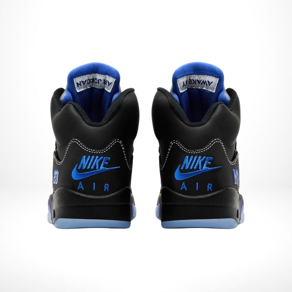 Rear view of the Air Jordan 5