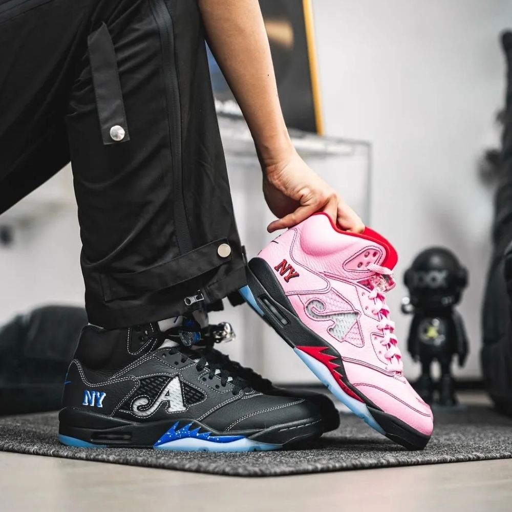 On-foot of the Air Jordan 5